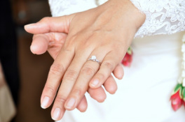 Nora Sanderson Brides Hand Wedding Ring